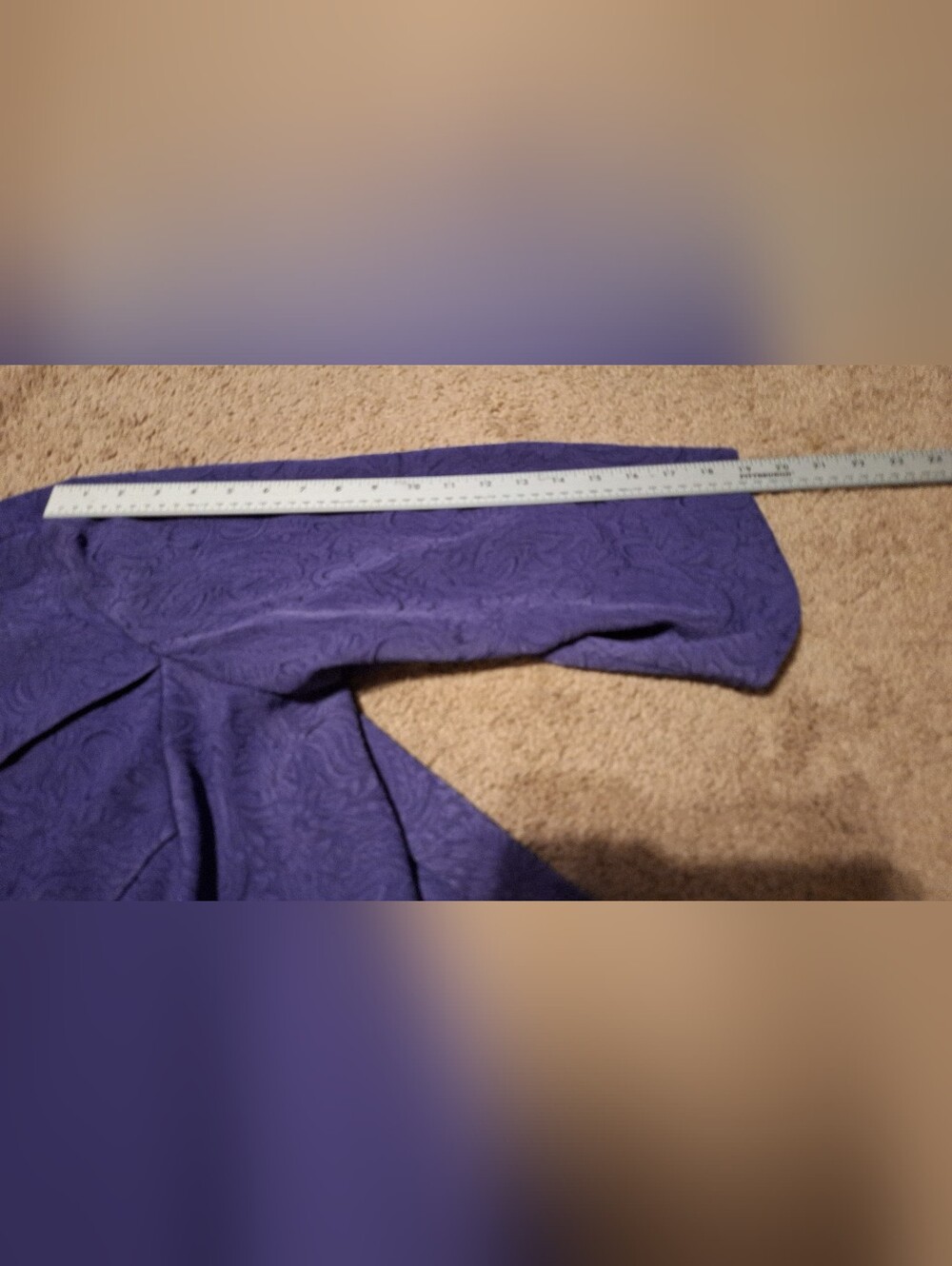 Danny & Nicole Purple Midi Dress with Matching Jacket Set - Picture 13 of 15